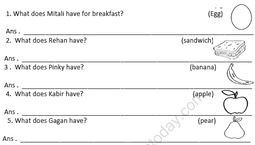 cbse class 2 english practice revision worksheet set l